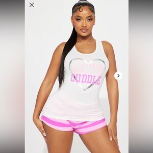 'Let's Cuddle' Fashion Nova Pj Set